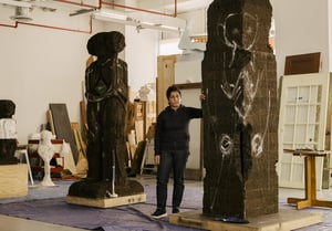 Encounters: Giacometti x Huma Bhabha