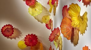 Grand Stairwell Installation by Dale Chihuly at Groninger Museum, Groningen