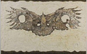 Shimomura Ryōnosuke Le peintre et l'oiseau at Musée Cernuschi, Paris
