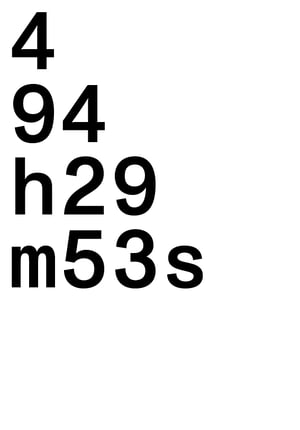 494h 29m 53s at Neuer Berliner Kunstverein, Berlin
