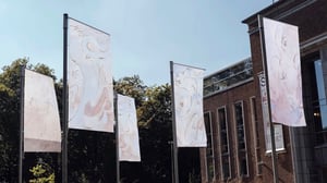 Museumplein 03 | Carlotta Bailly-Borg: Leaning against the wind at S.M.A.K., undefined