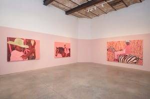 Samuel Olayombo: Canter Days: When Gallop Was the Scroll at Zidoun-Bossuyt Gallery, Luxembourg
