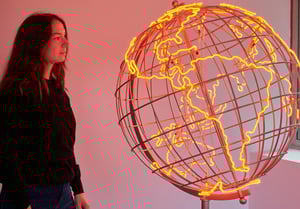 Audio Described Tour of Encounters: Giacometti x Mona Hatoum at Barbican Art Gallery, London