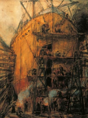 Eugeen Van Mieghem. Stad in beweging at Koninklijk Museum voor Schone Kunsten Antwerpen, Antwerp