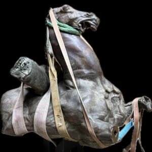 'Horses of Spronken' in Soestdijk Palace Park at Paleis Soestdijk, Baarn
