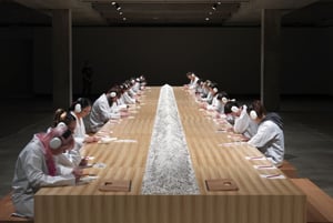 Marina Abramović - Counting the Rice at Centre Pompidou Metz, Metz