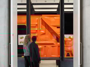 Architecture Window at Royal Academy of Arts, London