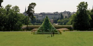 Agnes Denes: The Living Pyramid at Mudam Luxembourg, Luxembourg