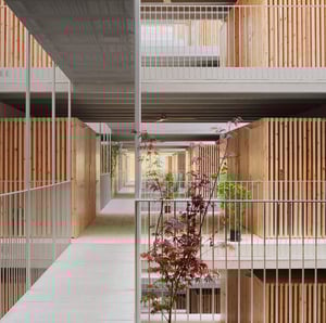 Peris+Toral Wohnungsbau fotografiert von José Hevia at Kunstverein Bielefeld, null