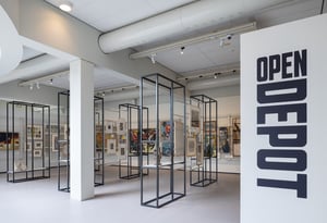 Open depot at Cobra Museum voor Moderne Kunst, Amstelveen